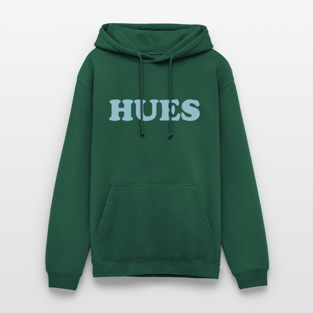 HUES HOODIE - bottle green