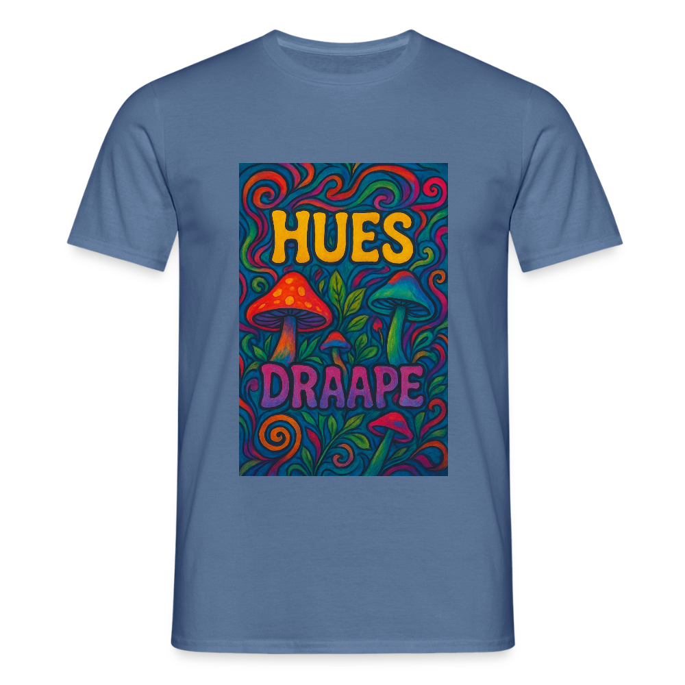 HUES PSILOCYBIN TEE - dove blue 