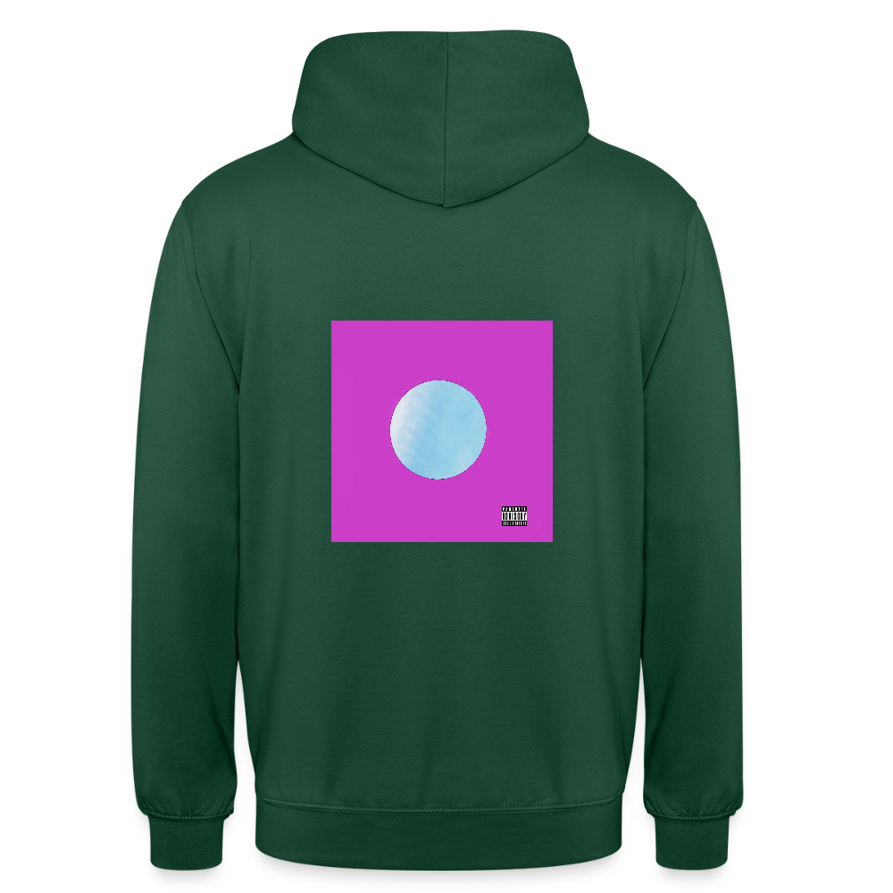 HUES HOODIE - bottle green