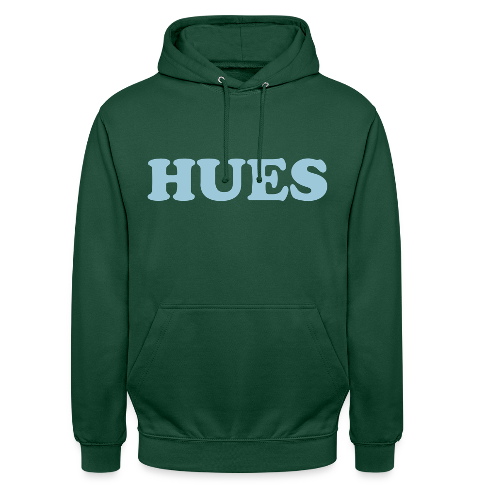 HUES HOODIE - bottle green