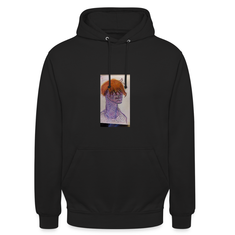 BITRED DRAWING HOODIE - black