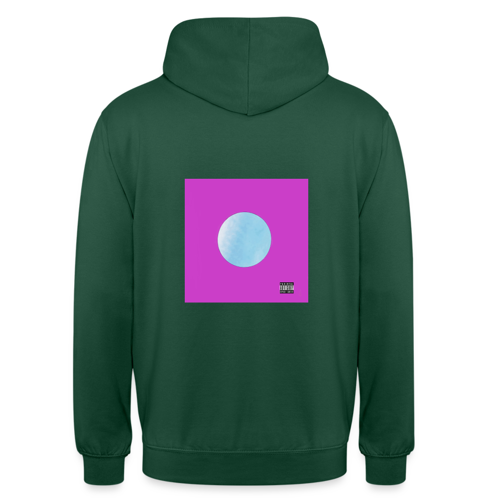 HUES HOODIE - bottle green