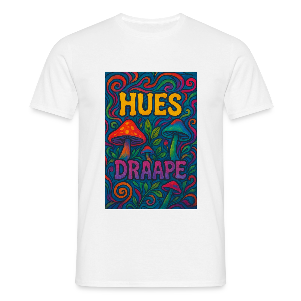 HUES PSILOCYBIN TEE - white