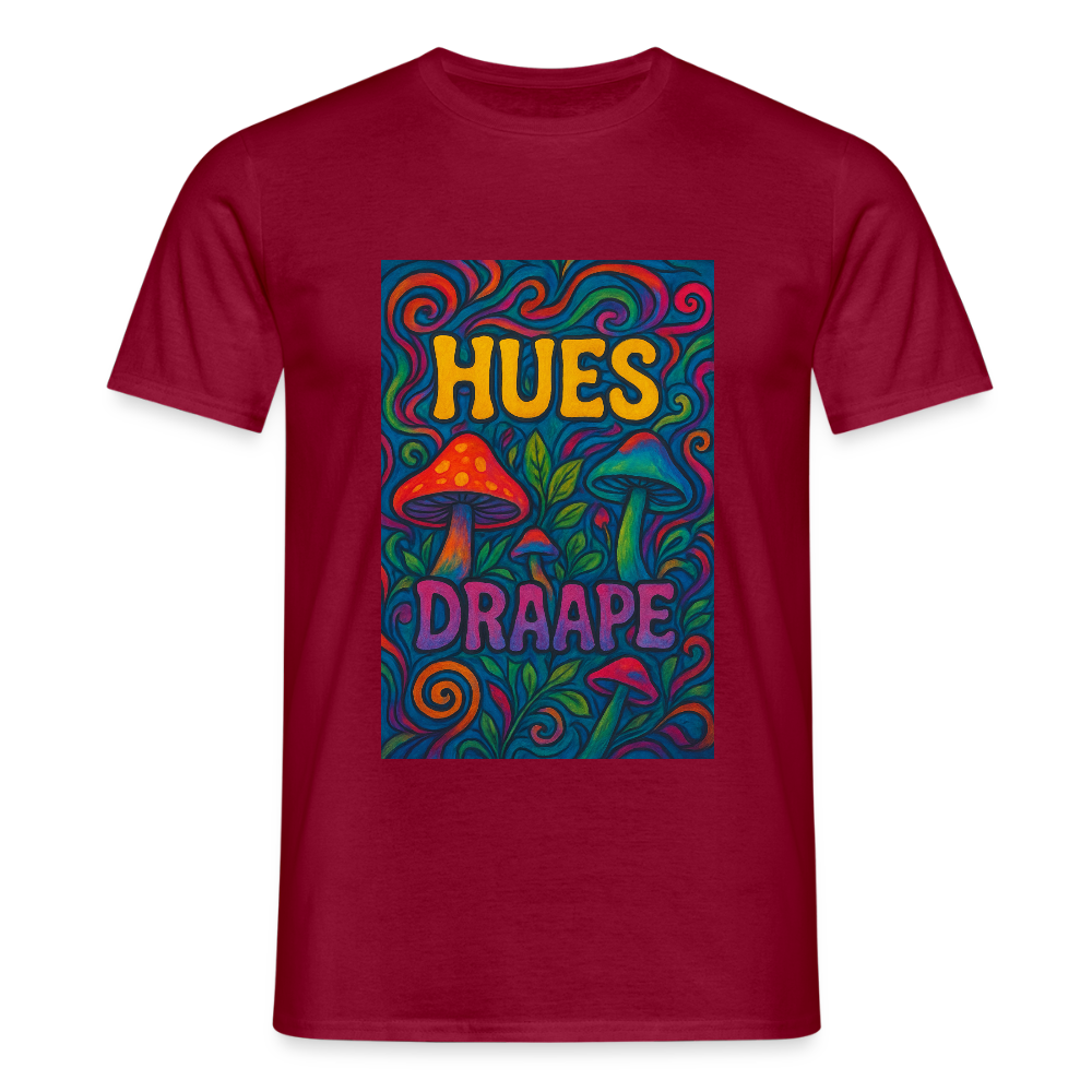 HUES PSILOCYBIN TEE - brick red