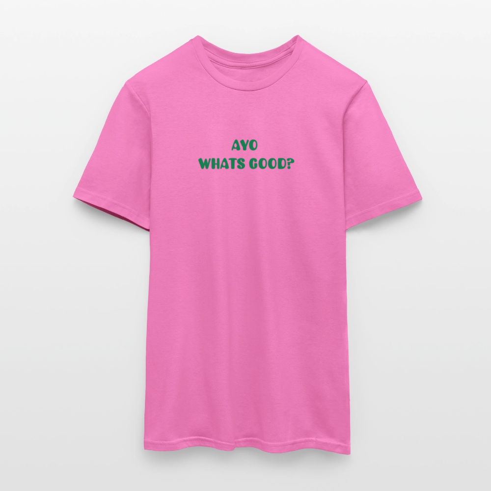 AYO WHATS GOOD?! TEE - pink
